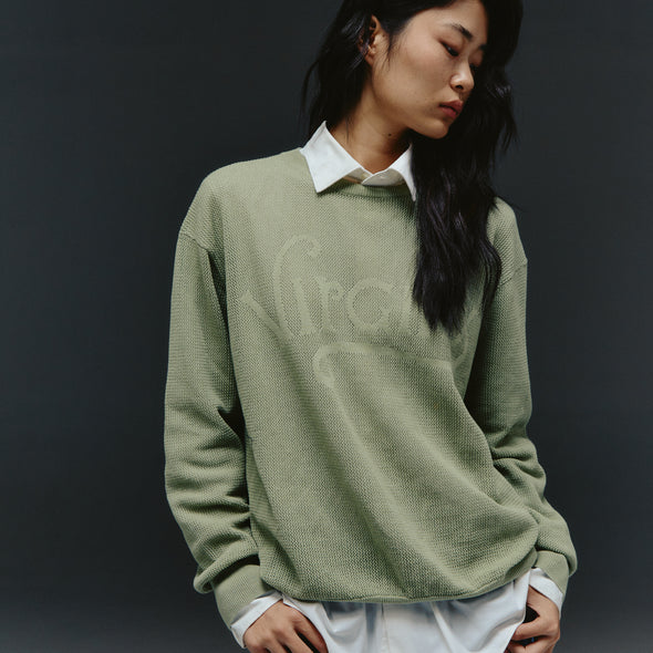 MIA MESH SWEATER in Cactus