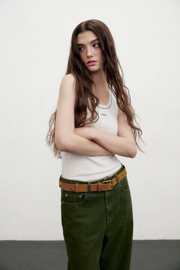 FINE KNIT TANK TOP