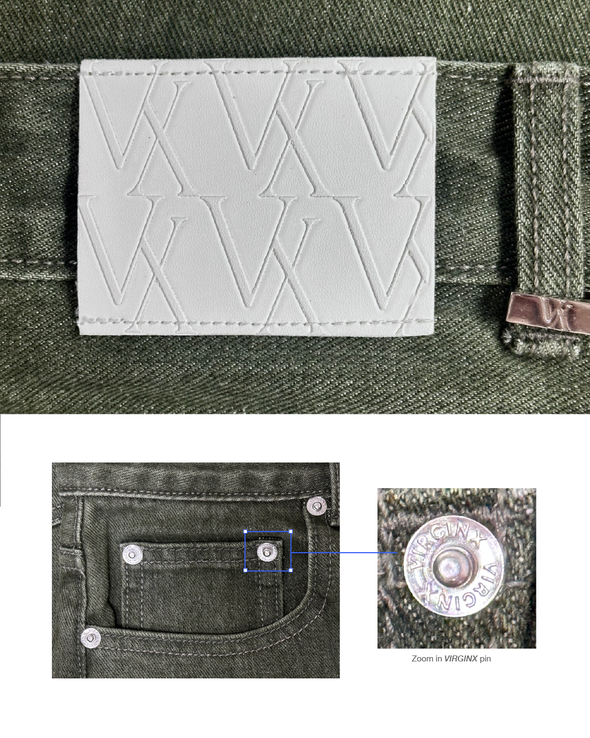OLIVE Turned Up Jeans