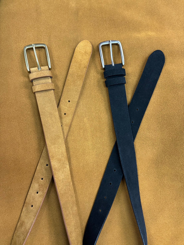 SUEDE BELT in Black