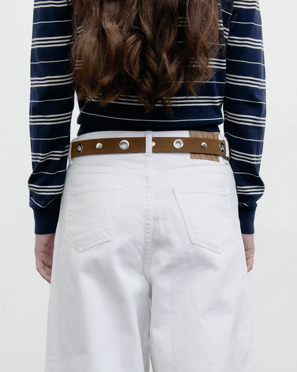 SUEDE STUDETTE BELT