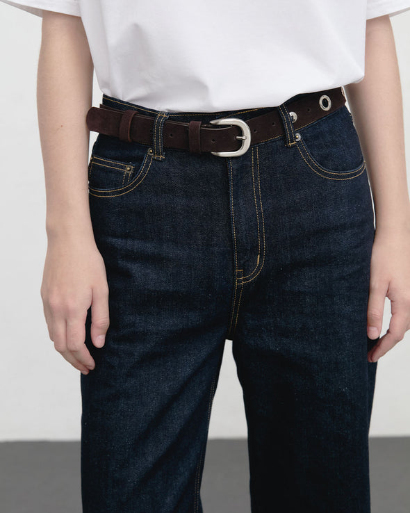 SUEDE STUDETTE BELT