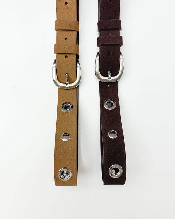 SUEDE STUDETTE BELT