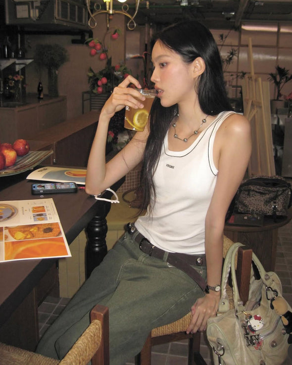 FINE KNIT TANK TOP